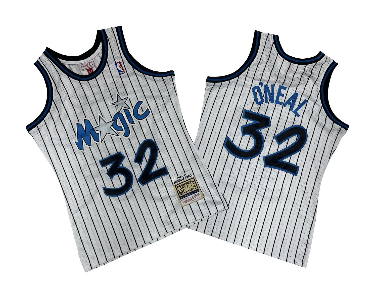 Men Orlando Magic #32 Oneal White Throwback NBA Jersey->orlando magic->NBA Jersey